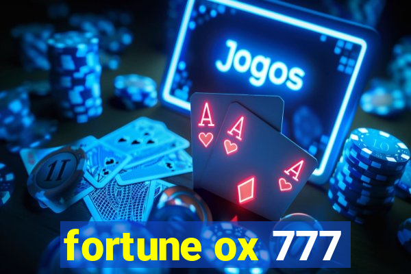 fortune ox 777